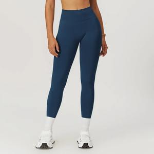 Ropa deportiva con logotipo personalizado para mujer, mallas de entrenamiento de cintura baja para gimnasio, pantalones deportivos, mallas de Yoga sin costuras para mujer - Product Image 1