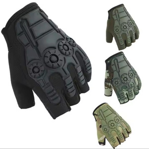 Custom Designed Breathable Half-<b>Finger</b> Cycling Gloves for Men & Women Anti-Slip Pad Motorcycle & Road <b>Bike</b> Gloves - Product Image 1
