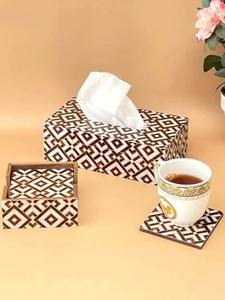 Papel Tisú Facial de Pulpa de Madera Virgen OEM al por Mayor, Caja de Resina MDF para Pañuelos de Papel - Product Image 5