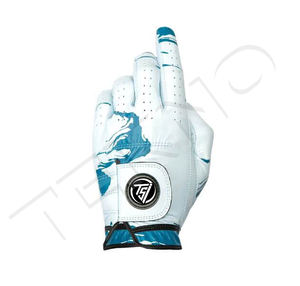 Venta al por mayor Guantes de golf Hombres 100% Cuero Cómodo Resistente al desgaste Mano izquierda derecha Guantes de golf Totalmente personalizados Guantes de golf - Product Image 2