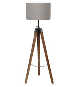 La última lámpara de pie de metal y madera para iluminación en el hogar, hoteles, eventos o lámparas de lectura de buena calidad con pantalla elegante - Product Image 2