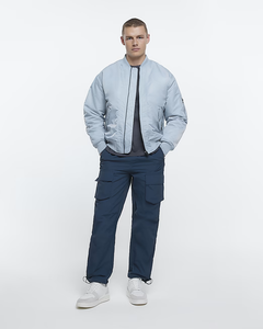 Veste bomber matelassée pour homme sur mesure OEM ODM, à capuche, devant droit, chaude, pour le sport d'hiver, décontractée, confortable, respirante, coupe-vent - Product Image 2