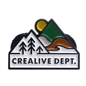 Insigne d'émail doux en métal de dessin animé mignon personnalisé de camping en métal - Product Image 4