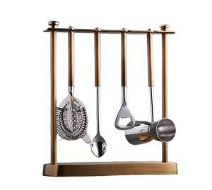 อุปกรณ์บาร์ตั้งโต๊ะสไตล์วินเทจอุปกรณ์หรูหราสำหรับห้องครัวอุปกรณ์18/8คุณภาพสูงทำจากสเตนเลสสตีล - Product Image 2