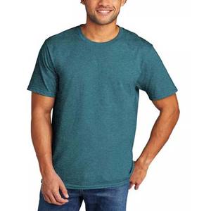 เสื้อยืดผู้ชายโอเวอร์ไซส์ธรรมดาแขนสั้นลำลองสำหรับฤดูร้อนเสื้อโลโก้ของผู้ชายแห้งเร็วสีพื้นผ้าคอตตอน100% สำหรับฤดูร้อน - Product Image 4