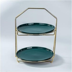 ชุดชั้นวางเค้กโลหะทรงกลมแบบทันสมัยชุดจัดแสดงขนมหวานสำหรับงานแต่งงานงานเลี้ยงวันเกิดงานเลี้ยงฉลองทารก - Product Image 1