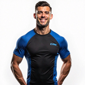 Full Sleeve Compression Rash Guard for MMA and with Anti UV Protection in Sublimated Jiu Jitsu <b>Kimono</b> Design - Product Image 2