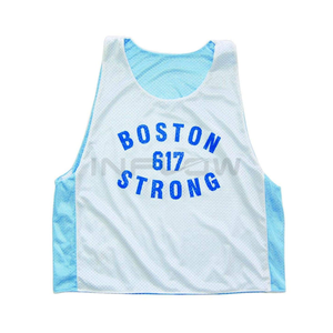 Pinnies Ropa deportiva Lacrosse Jersey Fabricado en fábrica 100% Poliéster Cómodo Lacrosse Jersey Uniforme de fútbol americano - Product Image 5