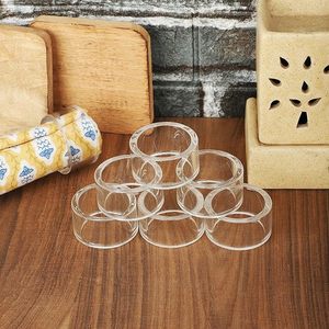 Elegant <b>Plain</b> Glass Napkin <b>Ring</b> for Wedding Dinner Party Table Decoration Round Glass Napkin <b>Ring</b> - Product Image 6