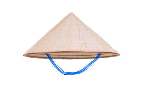 SOMBRERO DE PALMERA CÓNICO NATURAL/ARTESANÍA LIMPIA/BASADO EN PLANTAS/ESTILO HECHO A MANO - Product Image 5