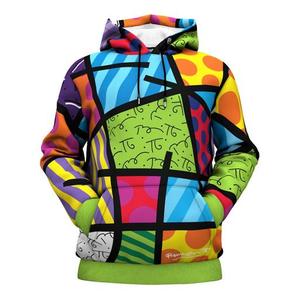 Sublimación de logotipo personalizado 100% Algodón Poliéster Manga larga Impreso Oversize Pullover Sudaderas con capucha para hombre Colores sólidos al por mayor - Product Image 3