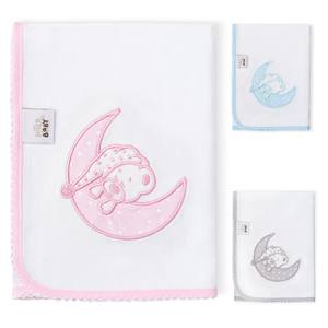 100% Coton Mod. Vêtements de nuit modernes en gaze brodée à motif de dessin animé Rosa - Product Image 1