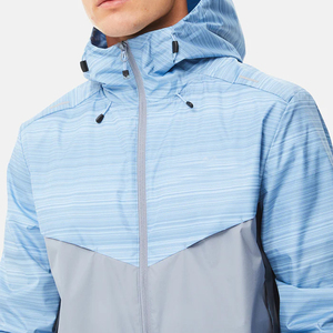 Conjunto corto de verano Chaquetas y pantalones cortos cortavientos de estilo único para hombres Conjuntos de chaqueta y pantalones cortos cortavientos hechos a medida al por mayor - Product Image 2