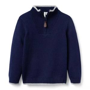 OEM Service <b>Turtle</b> <b>Neck</b> Boys Cotton Knit <b>Sweater</b> Outdoor Flat Knit Branded Luxury Long Sleeve Breathable Anti Wrinkle - Product Image 1