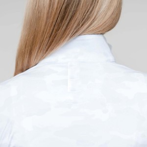 Pull de golf à fermeture éclair pour femmes-Tissu respirant et à séchage rapide pour l'entraînement et les vêtements décontractés - Product Image 4