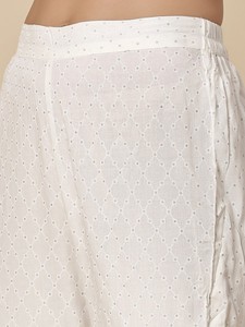Kurti indien pakistanais tendance, luxe, brodé à la main, en rayonne infroissable, coupe droite, pour femme, tenue de bureau décontractée - Product Image 5