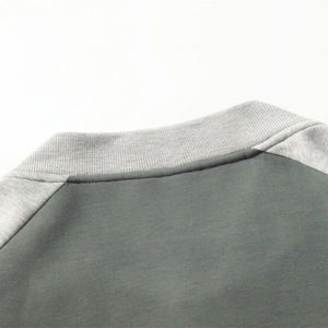 Chaqueta de bombardero con estampado de letras y manga raglán para hombre, chaquetas universitarias de béisbol de invierno de lana de estilo personalizado, Abrigo acolchado 2023 OEM - Product Image 4