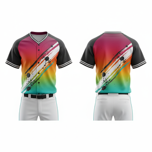 Uniforme de Béisbol Personalizado 2026, Malla Transpirable, Sublimación Completa, Unisex, Ligero, Venta al Por Mayor - Product Image 5