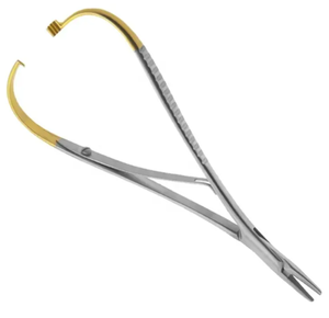 Porte-aiguille TC en acier inoxydable avec porte-aiguille en ciseaux - Product Image 4