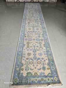 พรมผูกเชือกโอชัคคลาสสิกงานปักลวดลายแอบสแตรกผ้าไหมสำหรับบ้านห้องนั่งเล่นโรงแรมทันสมัย - Product Image 6