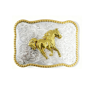 Hebillas de Cinturón Vaquero Occidental de Metal con Logotipo de Marca Personalizado, Logotipo 3D, Gran Animal, Chapado en Metal, Aleación de Zinc, Moda de Lujo para Hombre - Product Image 2