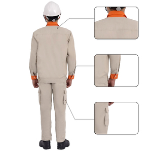 Chaqueta protectora de dos tonos para trabajadores de fábrica Logotipo personalizado aceptable - Product Image 3