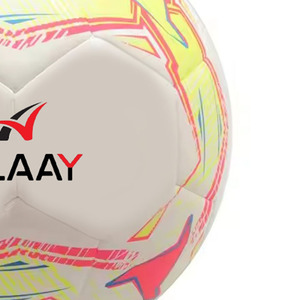 Alaay เครื่องเย็บเย็บติดด้วยวัสดุ PU เงาวาวพร้อมโลโก้พิมพ์ลูกฟุตบอลขนาด5อย่างเป็นทางการสามารถปรับแต่งได้ - Product Image 3