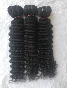 Paquetes de cabello peruano Virgen sin procesar, cabello Remy de grado Templo de onda profunda cabello virgen peruano, cabello humano peruano al por mayor - Product Image 2