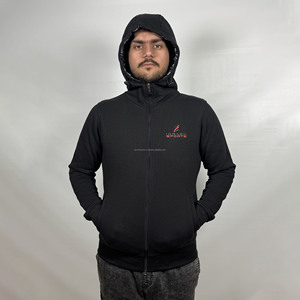เสื้อฮู้ดสำหรับผู้ชายพิมพ์โลโก้ราคาถูกสินค้ามา2025ผลิตจากโรงงาน - Product Image 3