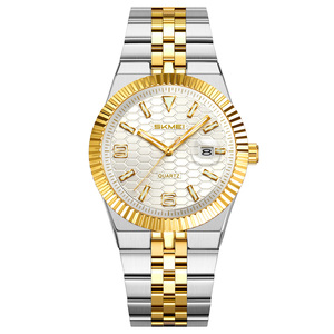 Reloj de hombre OEM con logotipo personalizado, reloj de cuarzo de lujo de alta calidad, reloj de pulsera de acero inoxidable resistente al agua, venta al por mayor de fábrica - Product Image 3