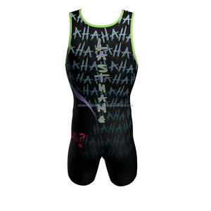 Maillot de lutte Pro pour hommes Singlet de lutte sans manches de haute qualité Durable et confortable - Product Image 2