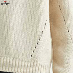 Pull d'hiver à manches longues en laine/cachemire surdimensionné de haute qualité, dernier design, logo frontal, séchage rapide, anti-froissement - Product Image 5