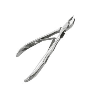 Russian Handle <b>Mirror</b> Finish Stainless Steel Cuticle Remover With Sharp Blades 9 mm Tip Comfortable Cuticle Nail Nippers - Product Image 3
