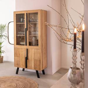 Vitrine mano en bois d'acacia et métal - Product Image 1