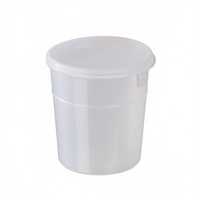 Burkle GmbH Contenant et flacon d'échantillons réutilisables en polypropylène durable de haute qualité avec bouchon à vis, design pur, fabriqué en Allemagne