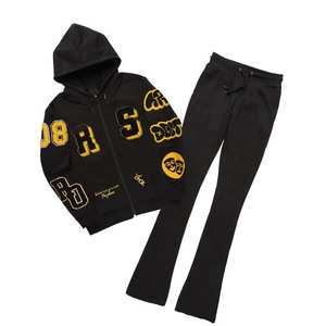 Ensemble de survêtement de jogging slim pour homme, tenue de sport confortable et extensible pour l'entraînement et la course à pied - Product Image 6