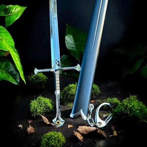 Fantasy Mini <b>Swords</b> | Mini King <b>Sword</b> Miniatures| <b>Sword</b> Miniatures | Medieval Letter Opener, Keychain Knife <b>Sword</b> Pendent - Product Image 6