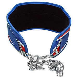 Custom Sublimation Lifting Neoprene Dip <b>Belt</b> with 36 Inch Heavy Duty Steel <b>Chain</b> Wholesale Unisex Weightlifting Neoprene <b>Belt</b> - Product Image 3