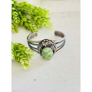 Kobe Martinez Sonoran Gold Turquoise & Sterling <b>Silver</b> Fashion <b>Cuff</b> <b>Bracelet</b> - Product Image 1