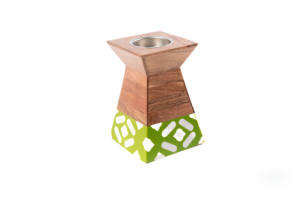 Mop Luxury <b>Wooden</b> Bakhoor <b>Burner</b> Tray Set with Metal Cup & Decorative Jar Premium Arabic Incense <b>Burner</b> Ramadan Eid Gift - Product Image 4