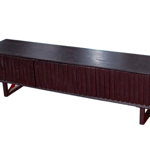 Modern Solid Oak Wood Eco-Friendly TV Stand <b>Cabinet</b> Minimalist Wooden <b>Living</b> <b>Room</b> Entertainment Unit with Storage for Apartment - Product Image 1