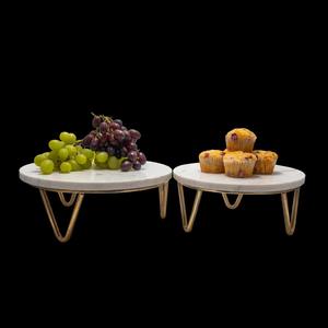 Base para Pastel de Mármol Blanco para el Hogar, Cocina, Servir Postres Diarios, Comidas Familiares y Recepciones Informales, Venta al por Mayor desde India - Product Image 5