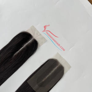 Cabello Remy vietnamita más vendido, materia prima de alta calidad, cierre de encaje sedoso, estilo de onda Frontal, paquete de encaje HD, cabello Thanh - Product Image 5
