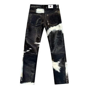 5 pantalones clásicos de cuero negro para hombre, pantalones ajustados para fiesta, pantalones de estilo Rock para amantes de la moto y la moda, transpirables - Product Image 2