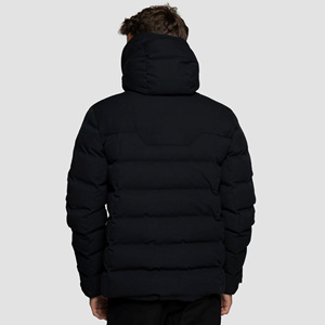 Chaqueta acolchada de algodón 100% de alta calidad, jersey de gran tamaño, logotipo bordado, con capucha, forrado, estampado personalizado de invierno, venta al por mayor - Product Image 6
