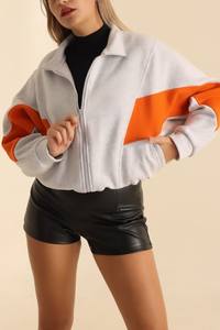 Sudadera de Mujer con Cierre y Logotipo Personalizado por Sublimación, Último Modelo 2023, Sudaderas de Algodón Personalizadas sin Capucha - Product Image 5