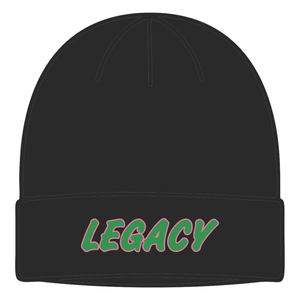 Gorro Negro 08 Legacy, Gorro de Punto para Mujer, Hermandad Universitaria Griega, Rosa y Verde, Ropa de Invierno para Hermandad Universitaria - Product Image 5