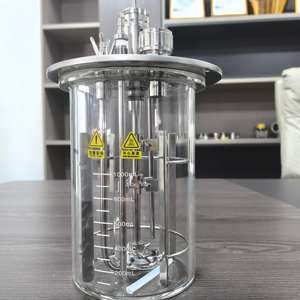 माइक्रोबायोलॉजी लैब ग्लास फेरेडर बायोरिऐक्टर बैक्टीरियल प्लांट सेल दबाव वाली पोत पंप पीएलसी इंजन बीयर प्रसंस्करण के लिए मोटर - Product Image 1