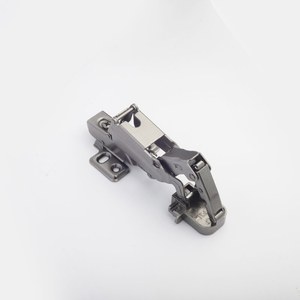 Aodeli Marco de aluminio de acero 165 grados fijo hidráulico media superposición Rana bisagra muebles cocina dormitorio Oficina gabinete armario - Product Image 3