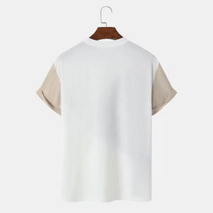 T-shirts décontractés pour hommes, surdimensionnés, confortables, en coton 100% de qualité supérieure, respirants, séchage rapide, couleur et design personnalisés, nouveau design - Product Image 2